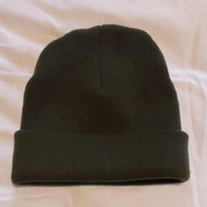 Olive Green Beanie Hat